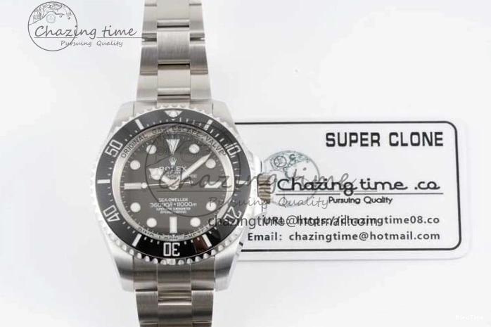 MiroTime 0306 ComfortFit Sea-Dweller 126660 No Date APF Best Edition Black Dial on SS Bracelet VR 2031